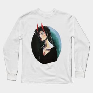 Horned Girl Long Sleeve T-Shirt